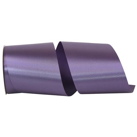 Reliant Ribbon 4 in. 50 Yards Single Face Satin Allure Ribbon, Thistle 4700-921-10K